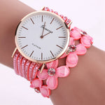 Fashion Geneva Creative Watches Women Casual Elegant Quartz Bracelet ladies Watch Crystal Diamond Wrist Watch Gift Reloj Mujer