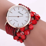 Fashion Geneva Creative Watches Women Casual Elegant Quartz Bracelet ladies Watch Crystal Diamond Wrist Watch Gift Reloj Mujer