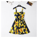 Marwin 2018 New Off shoulder ruffle Dot summer Dress women white strap chiffon beach Boho party sexy dresses vestido furits