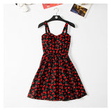 Marwin 2018 New Off shoulder ruffle Dot summer Dress women white strap chiffon beach Boho party sexy dresses vestido furits