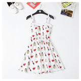 Marwin 2018 New Off shoulder ruffle Dot summer Dress women white strap chiffon beach Boho party sexy dresses vestido furits