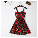 Marwin 2018 New Off shoulder ruffle Dot summer Dress women white strap chiffon beach Boho party sexy dresses vestido furits