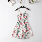 Marwin 2018 New Off shoulder ruffle Dot summer Dress women white strap chiffon beach Boho party sexy dresses vestido furits