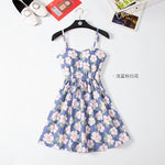 Marwin 2018 New Off shoulder ruffle Dot summer Dress women white strap chiffon beach Boho party sexy dresses vestido furits
