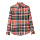 2018 Spring New Fashion Casual Lapel Plus Size Blouses women plaid shirt Checks Flannel Shirts Female Long Sleeve Tops Blouse