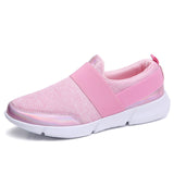 PINSEN Brand Women Casual loafers Breathable Summer Flat Shoes Woman Slip on Casual Shoes New Zapatillas Flats Shoes Size 35-42