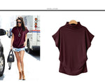 Women Tops Korean Style Fashion Womens Cotton Blouse Short Sleeve O-Neck Blouse Large Size S-7XL Female Blouse